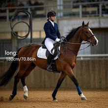 1pc Heavy-Duty Western Cowboy Whip, Ergonomic Handle And Hanging Loop Design, Long Shaft For Dressage, Obstacle Course, And Western Riding, Durable & Versatile Training Whip With Realistic Crack Sound, Ideal Gift For Equestrian Enthusiasts And Horse Racing Events