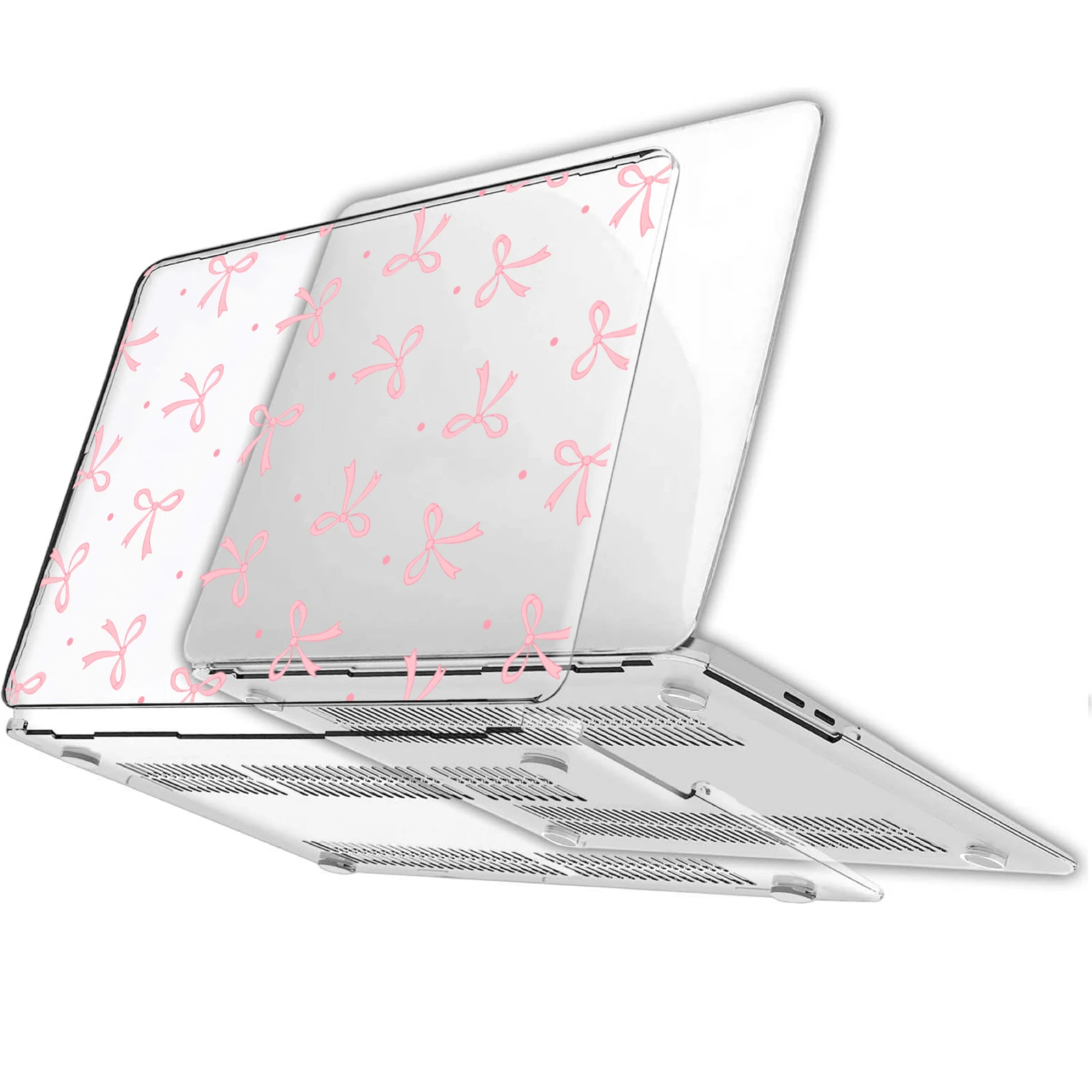 Glitter Clear Hard Case Compatible With MacBook Pro 16 Inch Case 2024-2021 Release M4 M3 M2 M1 Pro/Max Chip A3403 A3186 A2991 A2780 A2485 With Keyboard Cover, Screen Protector