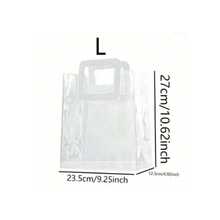 1 件厚透明 PVC 礼品袋，婚礼礼品 Candyx 手提包，礼品纪念品袋 - 透明 - 查看 9