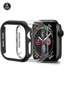 Apple Watch 10th Gen Transparent PC Protective Case, Shock-Proof Hollow-Out Cover For Apple Watch Series 8/Ultra/Series 7/Series 11, 42mm/46mm
