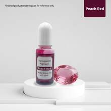 علبة 24 لون / 10 مل صبغة شفافة عالية الشفافية على أساس زيتي ، صبغة شفافة لراتنج الإيبوكسي الأشعة فوق البنفسجية ، غراء AB عالمي