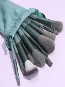 13pcs Essential Makeup Brush Set For Beginners, Featuring Luxuriously Soft Powder, Eye Shadow, Concealer, Blush, And Foundation Brushes, Perfect For Flawless Application And Effortless Blending, Ideal For Everyday Use, Special Occasions, And Holiday Glam, Elevate Your Beauty Routine With This Versatile Makeup Brush Kit, Perfect Gift For Makeup Lovers And Aspiring Artists, Achieve Professional Results At Home With This Comprehensive Brush Collection