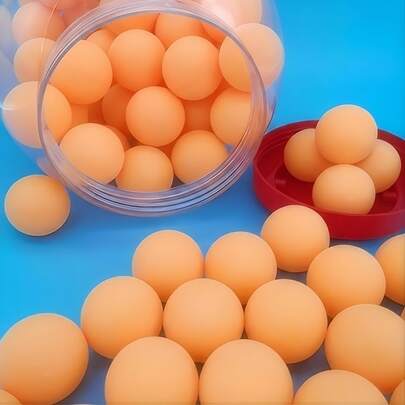 60pcs/Bucket Brand New High Elasticity 40+ Table Tennis Balls, Suitable For Ball Machines, Professional Table Tennis Matches, Training And Practice