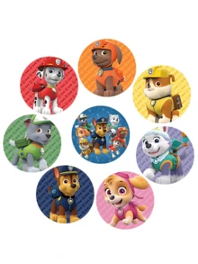 Imanes de nevera de PAW Patrol, imanes de nevera decorativos lindos de Chase, Rubble, Zuma, Skye, Rubble, Tracker y Rex para la cocina, la oficina, la pizarra blanca, regalos de Navidad y decoraciones de fiesta