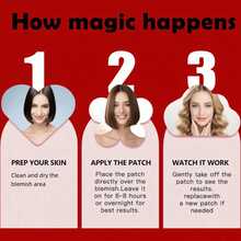 KMBCAM Pimple Patches For Face, Hydrocolloid Acne Patches, Cute Round Shape Zit Covers, Spot Stickers With Tea Tree, Salicylic Acid & Cica Oil| 2 Sizes (9mm, 12mm) |288 Count Skincare Clear - Multicolor - View 4