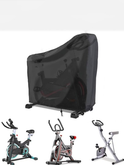 1 pieza Cubierta antipolvo para bicicleta, Cubierta de lluvia para bicicleta estacionaria, Cubierta antipolvo resistente a los arañazos para bicicleta deportiva, se adapta a múltiples modelos de bicicletas, de doble uso, a prueba de polvo para interiores y a prueba de lluvia para exteriores
