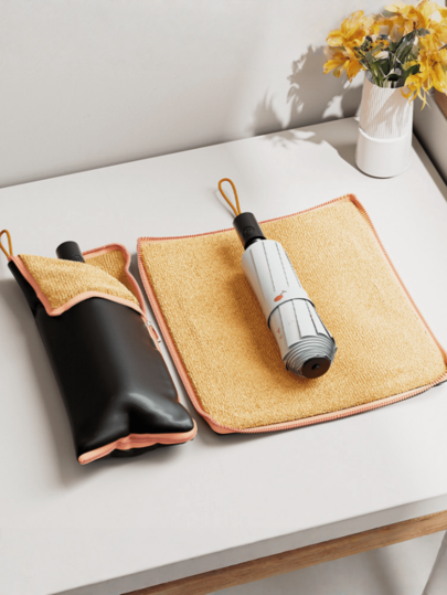 1pc Multifunctional Water-Absorbing Umbrella Bag, Rainproof And Moisture-Absorbing Handheld Umbrella Cover, Umbrella Storage Pouch