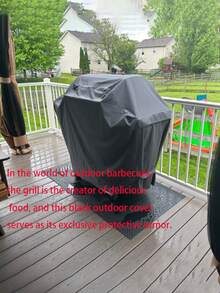 1pc Windproof Barbecue Cover, Creative Cylindrical Outdoor Barbecue Shelter