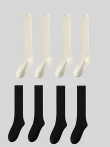 1/4/5 Paar Damen Überknie-Socken, süße & würzige Oberschenkel-Hohe Socken, schlankende & warme Beinwärmer, Herbst/Winter