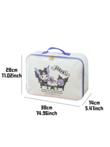 Sanrio Hello Kitty Travel Storage Bag - Cute And Functional Luggage Organizer, Waterproof Fabric, Multiple Compartments, Ideal For Travel And Daily Use, Perfect For Women And Teens, Great For Clothes And Toiletries, Compact And Lightweight Design For Easy Carrying, Stylish Appearance Adds A Pop Of Color To Your Journey, Essential Travel Accessory For Organized Packing And Convenient Traveling.