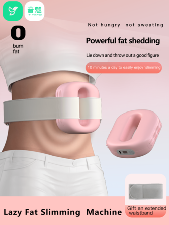 Anillo de fascia de grado profesional recargable con vibración para quemar grasa, masaje para la cintura y abdomen, anillo moldeador de yoga para rechazo de grasa