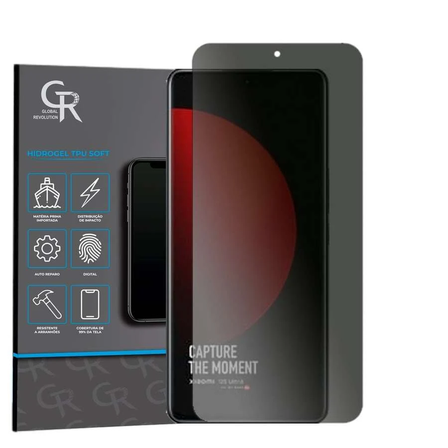 Película Hidrogel Privacidade Para Xiaomi 12S Ultra - Multicolorido - Visão 1