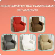 Dad's Adjustable Quilted 1-Seater Armchair Cover - Protective Comfort - 白色 - 查看 3