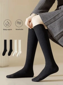 1/4/5 Paar Damen Überknie-Socken, süße & würzige Oberschenkel-Hohe Socken, schlankende & warme Beinwärmer, Herbst/Winter