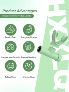 2025 New,Adjustable Resistance Breathing Trainer, A Portable Fitness Equipment That Enhances Lung Capacity And Respiratory Health, Is An Ideal Choice For Improving Sleep Quality