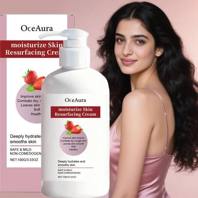 1box/2boxes 100g Strawberry Body Moisturizer, Deep Hydration, Keeps Skin Moisturized And Smooth All Day. Smooth, Soft, Refreshing Body Cream, Autumn/Winter Body Care Nourishing Lotion, Body Massage Oil, Improves Skin Elasticity And Texture, Relieves Dryness And Roughness. Lightweight And Easily Absorbed, Non-Greasy, Comfortable To Use, Suitable For Home, Travel Or Outdoor, Christmas Gift, New Year Gift, Thanksgiving Gift, Holiday Gift