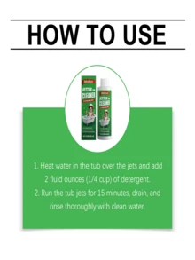 喷射浴缸清洁剂，家用浴室瓷砖和玻璃污渍和水垢去除剂和清洁护理 - 彩色 - 查看 7