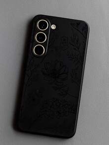 Ốp lưng điện thoại Flower 1pc họa tiết hoa tối giản, chất liệu TPU mềm, chống trầy xước và chống sốc, bảo vệ toàn diện, tương thích với Honor, Redmi, Galaxy, Pixel. Phiên bản quốc tế, không phải phiên bản nội địa. - màu đen - Xem 5