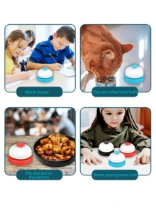 Hand Clapping Bell, Various Colors, No Electricity Required, Uncharged, Without Battery, For Classroom, Kitchen, Restaurant, Bar, Table Games, Pet Training And Interactive Entertainment Bar Bell/Order Bell/Call Bell/Table Bell For Restaurant Kitchen Office, Small/Large Sizes Available For Bedroom, Travel, Office, School Boy Valentine Heart Women's Valentine