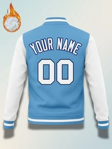 Personalized Varsity Jacket Custom Men Women Casual Baseball Letterman Bomber Jackets Printed Letters Number Suitable For Winter
