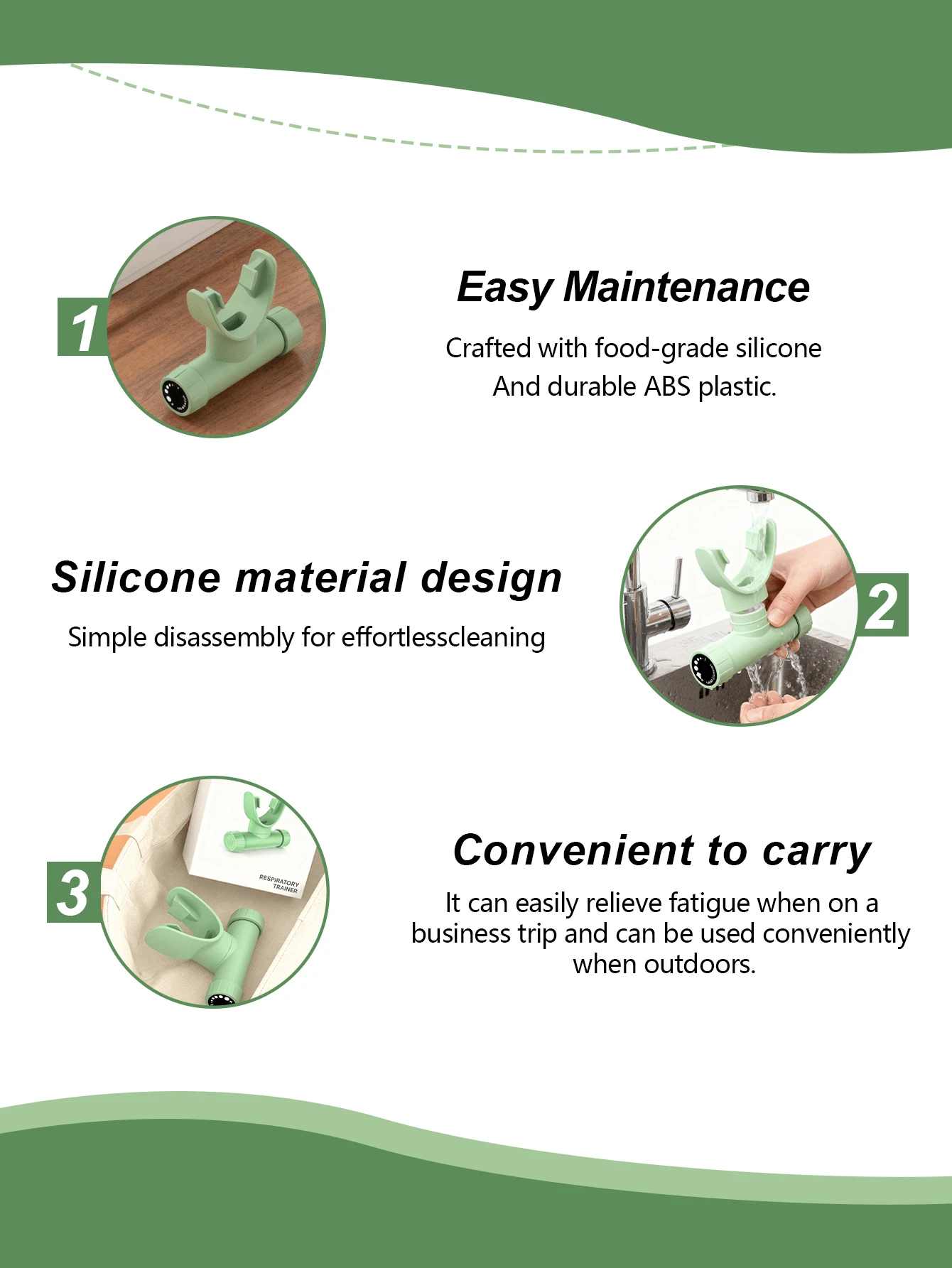 2025 New,Adjustable Resistance Breathing Trainer, A Portable Fitness Equipment That Enhances Lung Capacity And Respiratory Health, Is An Ideal Choice For Improving Sleep Quality
