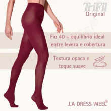 Trifil Women Tights - Burgundy - View 4