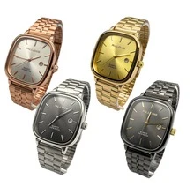 Original Lumen Women's Luxury Calendar Watch 3ATM Stainless Steel Adjustable Strap - 金色 - 查看 5
