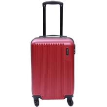 10kg Carry-On Suitcase With 360° Wheels For Airplanes Anac Expandable - Maroon - View 11