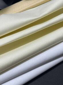 Embroidery Fabric, 30*30cm/Pc, 1pc Each In Blue, Navy, Green, Black, White, Suitable For Handmade Embroidery And Christmas Decoration