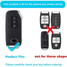 KULCSOK Fob Cover Fit For KIA EV6 Sportage Plug In Hybrid 2024 2023 2022 Key Cover Case Key Holder TPU Key Protector 7 Buttons A White - MàuE - Xem 2