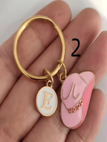 Personalized Cowgirl Keychain Gift For Boys - Multicolor - View 2