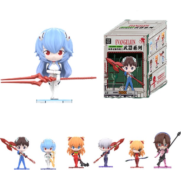 TOPTOY EVA 武器系列盲盒手办，桌面摆件，盲盒玩具，生日礼物（明日香） - 彩色 - 查看 1