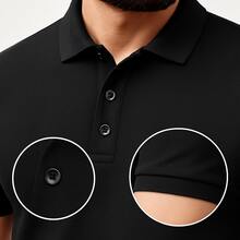 MHP BMW Sports Car Polo Shirt Set 2 For Men - preto/marinho - 查看 4