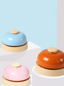 Hand Clapping Bell, Various Colors, No Electricity Required, Uncharged, Without Battery, For Classroom, Kitchen, Restaurant, Bar, Table Games, Pet Training And Interactive Entertainment Bar Bell/Order Bell/Call Bell/Table Bell For Restaurant Kitchen Office, Small/Large Sizes Available For Bedroom, Travel, Office, School Boy Valentine Heart Women's Valentine