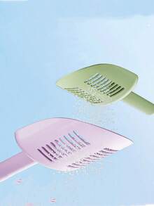 1pc Hamster Sand & Trash Sieve Shovel - Plastic Small Pet Cleaning Tool, Ideal Pee Sand Shovel For Hamsters, Mice And Dormouse