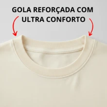 Camiseta Monaco Artistica Retro Blogueirinha Confortavel Algodão Confortavel