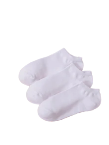 10/20/30 双男士隐形无缝袜子，透气吸湿排汗，适合运动休闲穿着，黑色、灰色和白色 - 彩色 - 查看 27