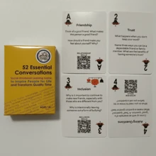 52 Stress-Relief Cards, Basic Skill Cards, Suitable For Family Gatherings, Perfect For Christmas, Thanksgiving, Valentine's Day, And Game Nights. Great For Dinners, Parties, And Special Occasions. Romantic Gift Ideas | Fun Design | Durable Card Material. Romantic Gifts For Couples, Couple Date Games, Couple Games, Couple Card Games, Card Games That Are Both Fun And Entertaining.