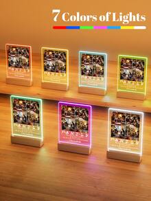 1 tấm bảng nhạc tùy chỉnh, tấm acrylic cá nhân hóa, quà tặng bài hát tùy chỉnh cho cặp đôi, bìa album tùy chỉnh, khung ảnh cá nhân hóa, áp phích bài hát tùy chỉnh, tấm ảnh tùy chỉnh, áp phích âm nhạc cá nhân hóa, món quà độc đáo lý tưởng cho bạn trai/bạn gái - Hình khối lập phương lớn hình chữ nhật-gia đình 4 hình ảnh+ - Xem 7