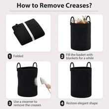 1 pièce Grand panier à linge tressé de style bohème - Panier polyvalent pour vêtements, couvertures, jouets et serviettes - Parfait pour le salon, la chambre à coucher ou la buanderie, paniers d'étagère