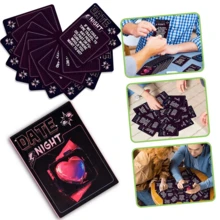 Dare Night Cards Couples Date Theme Board Game Solitaire A Card Car Game For Couples And Couples For Game Night - Couples Date Night Sweet Interactive Entertainment Game Cards - Fun And Romantic Valentine's Day Gifts As Holiday Gifts For Thanksgiving, Valentine's Day, Christmas 21st Birthday Gifts