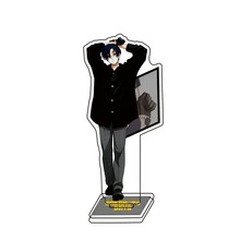 Nuevo soporte doble de 15 cm de acrílico, accesorios de colección de anime Sakamoto Days con las figuras de Shin Asakura y Taro Sakamoto, decoración de escritorio en el hogar para fans
