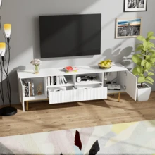 Television Stands & Entertainment Centers - White - View 7