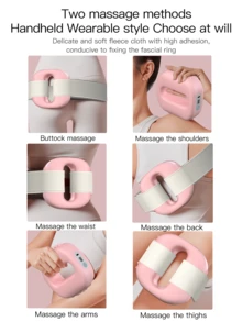 Fascia Ring Professional Grade Rechargeable Vibration Fat Burning Massage Ring Waist Abdomen Fat Rejection Shaping Yoga Ring