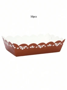 10 Stück/20 Stück/50 Stück braune gewellte Cielito Lindo Papier Lebensmittel Boote, mexikanische Snack Tabletts, Einweg Cielito Lindo Party Dekoration, mexikanische Tonschalen, Nacho Lebensmittel Tablett für Feiertage, Hochzeiten, Baby-Duschen, Party Zubehör - Braun B - Übersicht 9