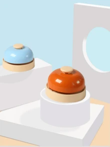 Hand Clapping Bell, Various Colors, No Electricity Required, Uncharged, Without Battery, For Classroom, Kitchen, Restaurant, Bar, Table Games, Pet Training And Interactive Entertainment Bar Bell/Order Bell/Call Bell/Table Bell For Restaurant Kitchen Office, Small/Large Sizes Available For Bedroom, Travel, Office, School Boy Valentine Heart Women's Valentine