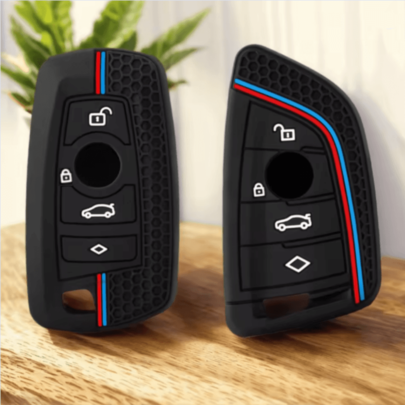 Silicone Car Key Case Cover Shell Fob For BMW F30 F31 F32 F34 F20 F21 F07 F10 1 3 5 7 Series X1 X3 G01 X4 G02 X5 F15 F16 M3 M4