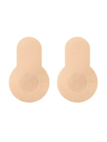 5 أزواج من شريط رفع القابل للتخلص منه، أغطية حلمة مقاومة للانحدار وعززة من قماش غير منسوج - مقاومة للتعرض والحرج، تمنع ظهور الحلمة، ترفع وتشكل الصدر