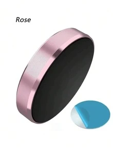 1pc Multi-Functional Mini Magnetic Phone Holder, 360 Degree Rotation, Suitable For Car Dashboard, Home, Kitchen And Office For Smartphones