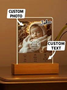 1. Luz de noche personalizada con nombre, luz de noche personalizada, marco de fotos, marco de fotos acrílico personalizado, marco de estado de nacimiento personalizado, marco personalizado, regalo personalizado, regalo de Año Nuevo, artículo de decoración del hogar, regalo del Día de la Madre, regalo del Día del Padre, regalo para madre/padre, regalo para esposa/esposo, regalo para ella, regalo para él, regalo de Navidad